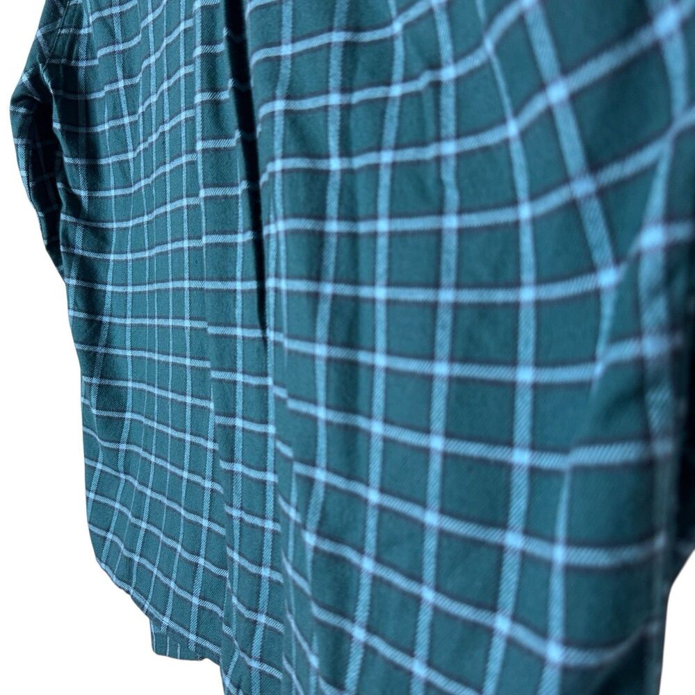 Outdoor Research Feedback Flannel Button Up‎ Men's M Blue Green Plaid Outdoor - Picture 6 of 8
